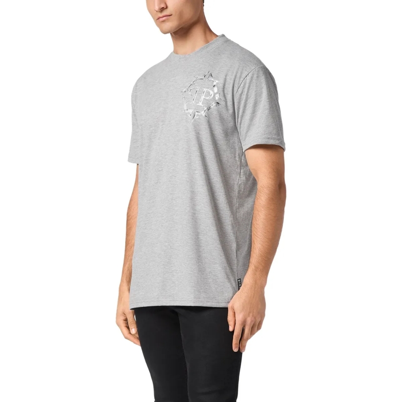 Philipp Plein T-Shirt T-Shirt Chrome grau(Image 3)