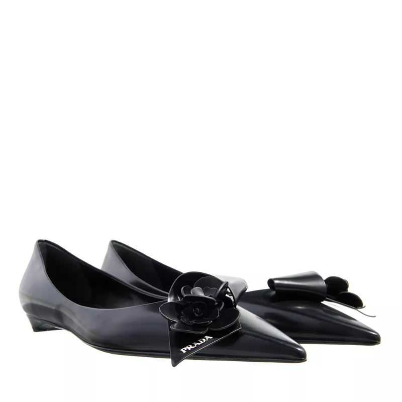 Prada Ballerinas Ballerine Spazzolato F0002 nero