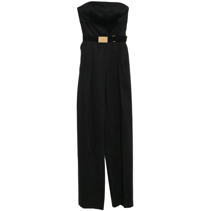 Elisabetta Franchi Jumpsuit Dresses Black schwarz