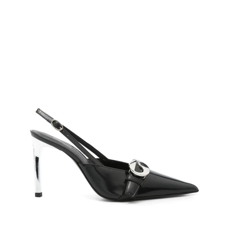 Coperni Pumps Pointed-Toe Slingback Pumps Black