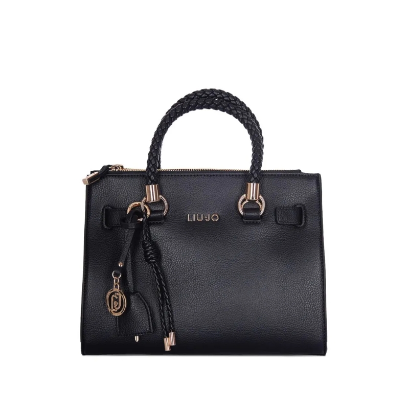 LIU JO Schultertasche Structured Textured Shoulder Bag Black