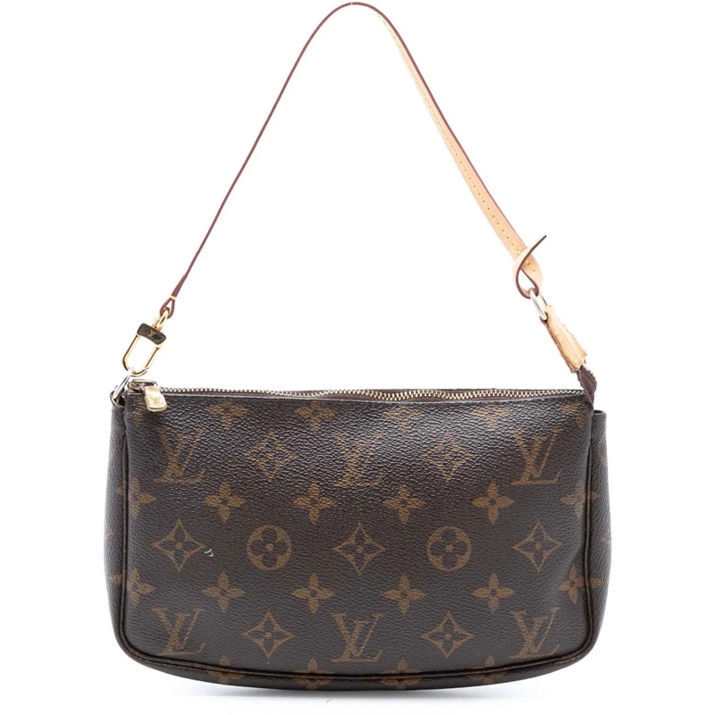 Louis Vuitton Schultertasche Monogram Pochette Accessoires braun