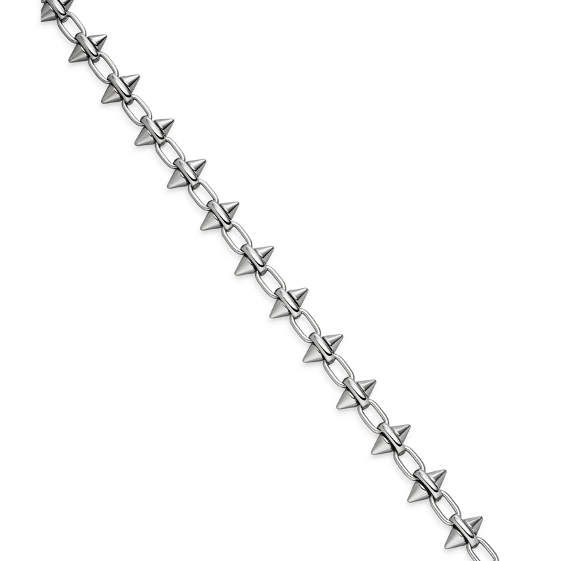 Liebeskind Berlin Mittellange Halskette Edelstahl Spikes silber(Image 4)