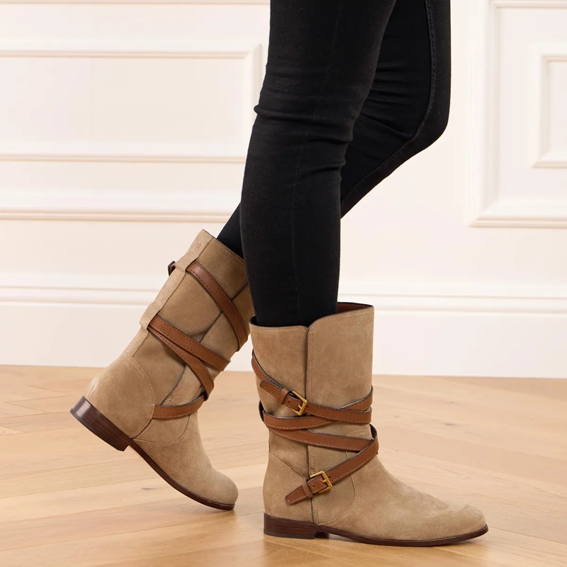 Lauren Ralph Lauren Stiefeletten Briannah Boots Mid Boot Honey Tan/Deep Saddle Tan(Image 2)
