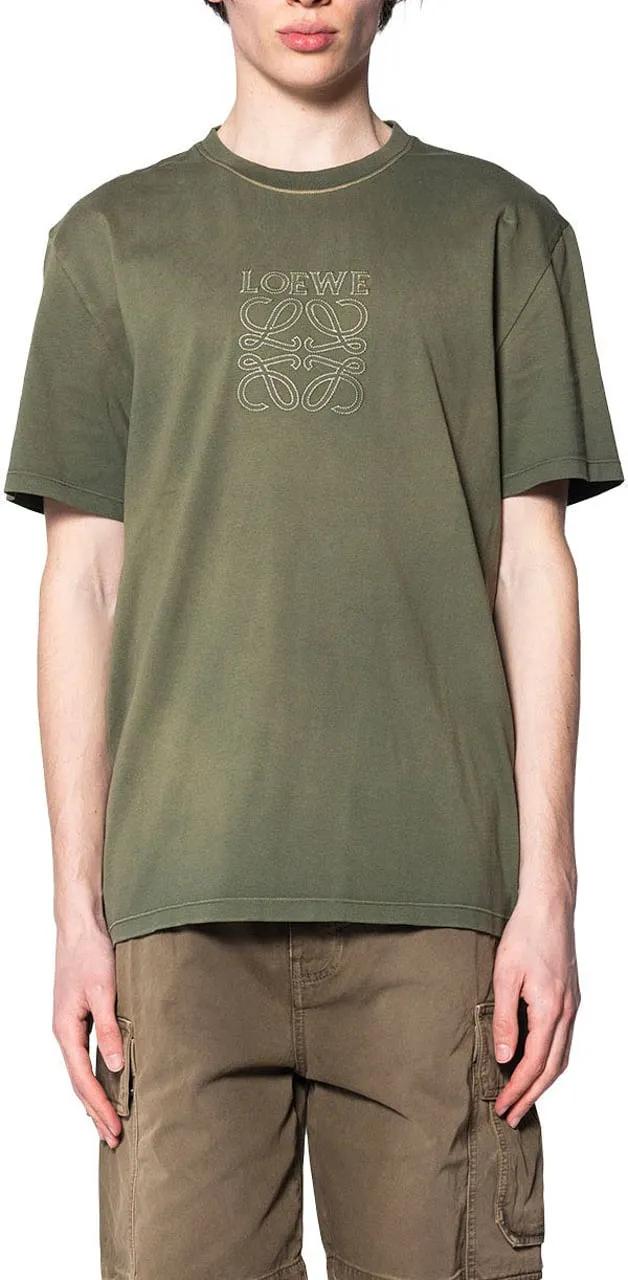 Thumbnail - Loewe - RELAXED FIT T-SHIRT KHAKI GREEN - Größe S - grün