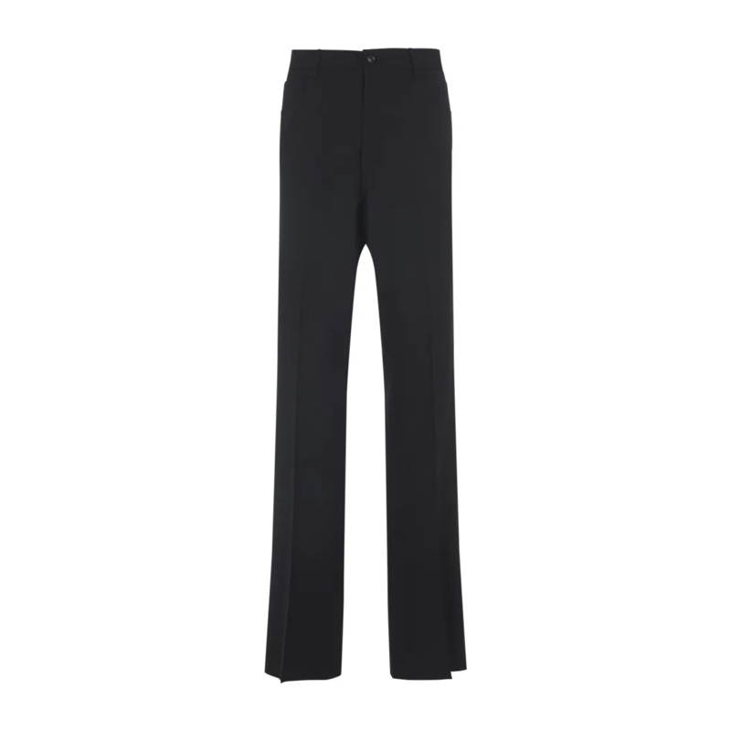 Amiri Anzugshose Tailored Black Trousers With Premium Polyester-Woo Black