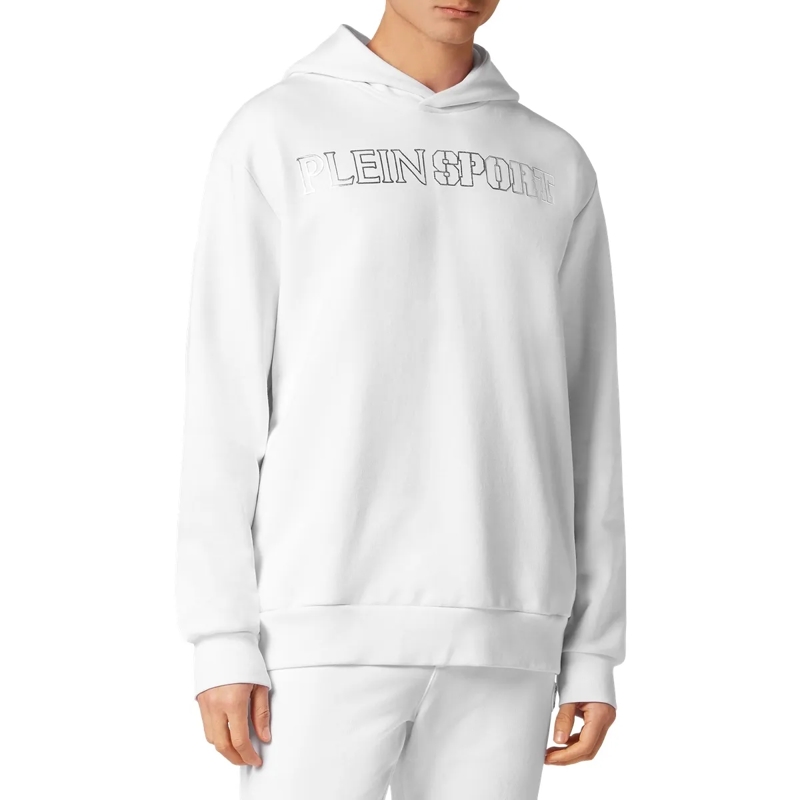 Plein Sport Top Hoodie Tiger weiss(Image 3)