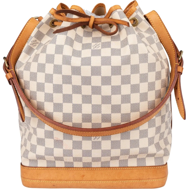 Louis Vuitton Tote Louis Vuitton Monogram Damier Azur Sac Noe Grande  weiß