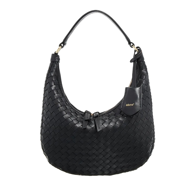 Abro Hobo Bag Beutel Nana Mini/ Black/Gold  Black/Gold