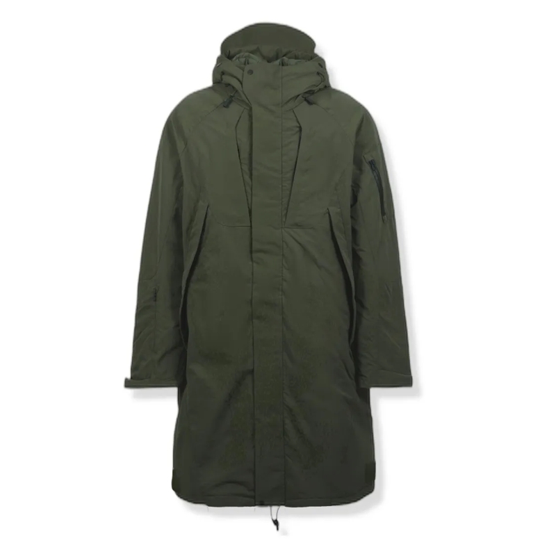 JG1 Parka Hybrid Down Parka With Structured Silhouette Green