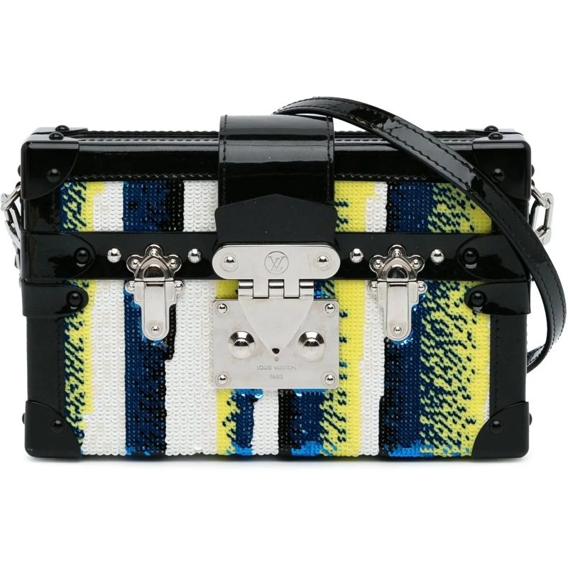 Louis Vuitton Sac à bandoulière Sequins Petite Malle schwarz