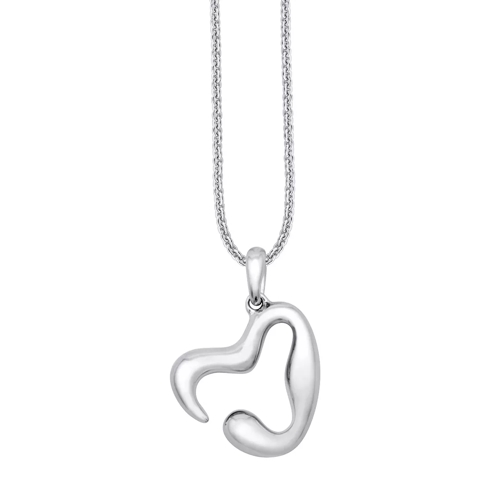 Pukka Berlin Nimbus Heart Pendant Silver Short Necklace