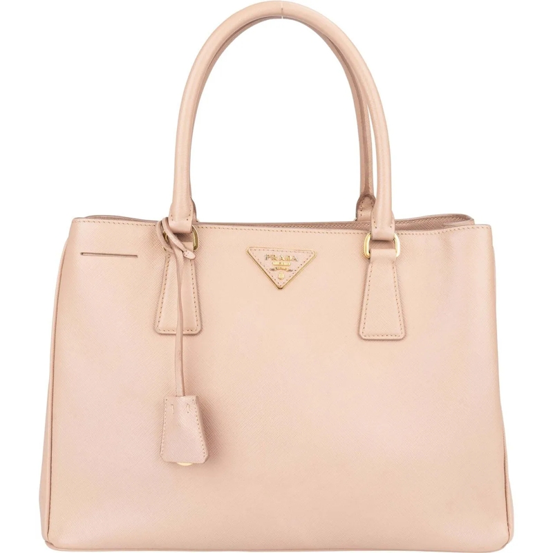 Prada Sac à bandoulière Prada Pink Saffiano Leather Gallieria Handbag rose