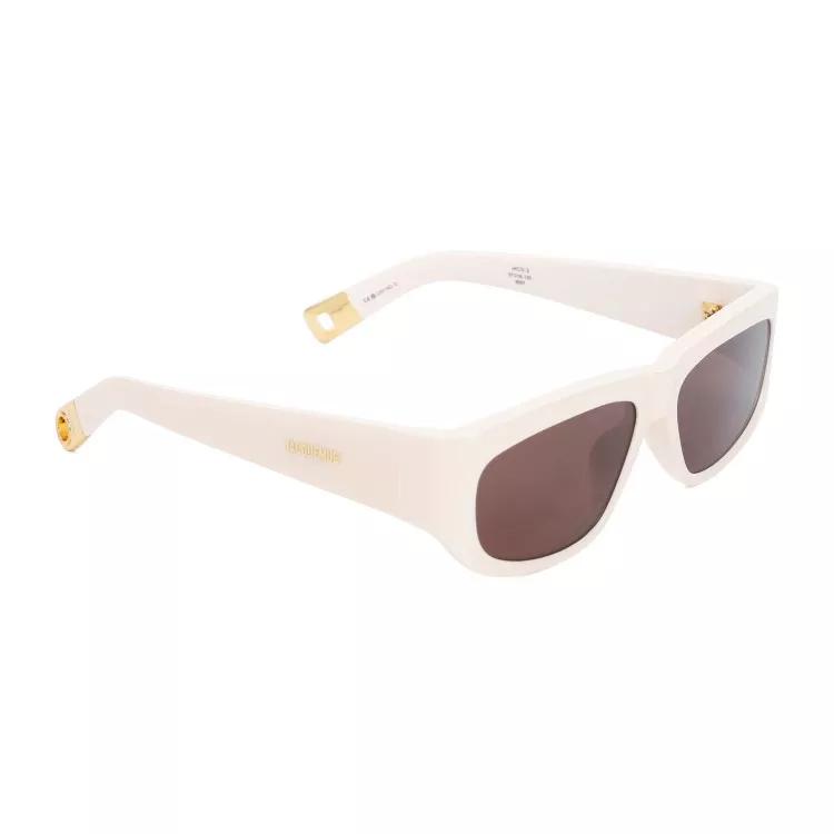 Jacquemus Sonnenbrillen - Cream Pilota Sunglasses - für Damen