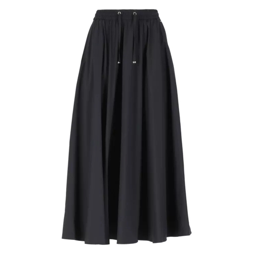 Herno Skirt With Drawstrings Black 