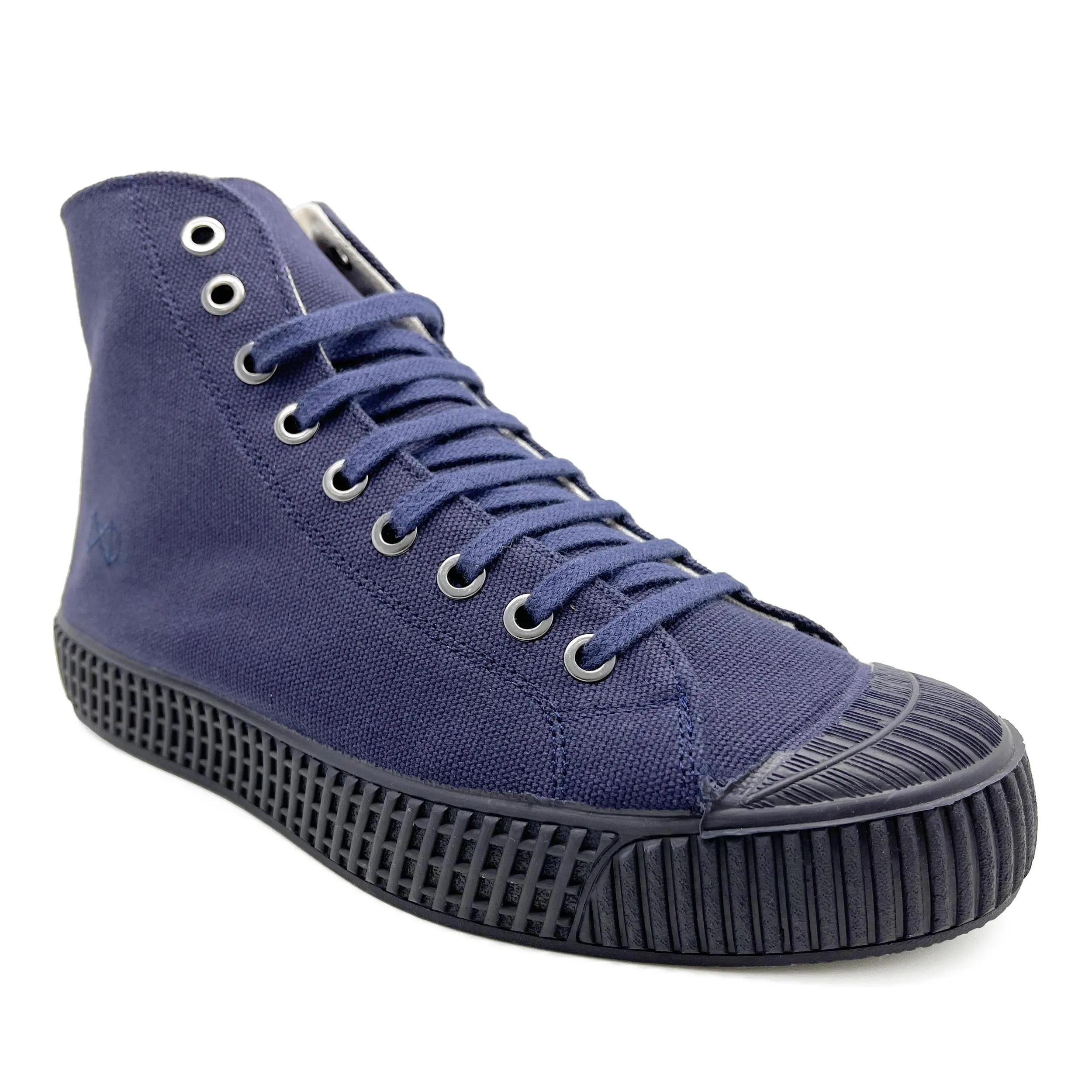 nat-2 Sneakers - nat-2™ Mono navy (W/M/X) vegan, aus Biobaumwolle, - Gr. 39 (EU) - in Blau - für Damen