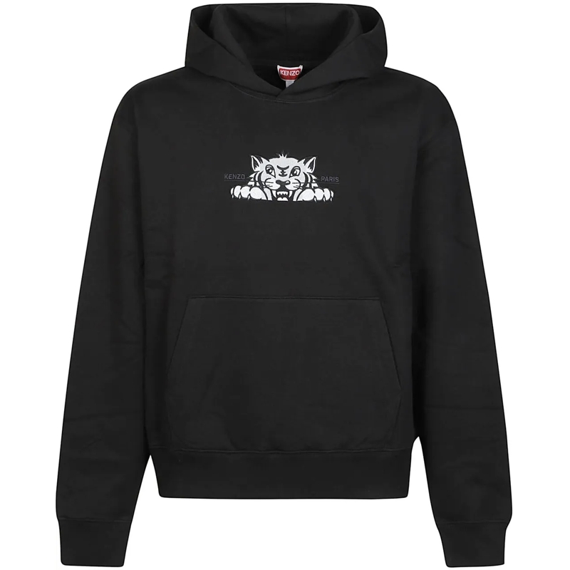 Kenzo  Kenzo Happy Tiger Embroidered Classic Sweatshirt B schwarz