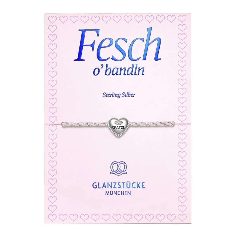 Glanzstücke München Armband Sterling Silber Armband Herz "SPATZL" silber(Image 2)