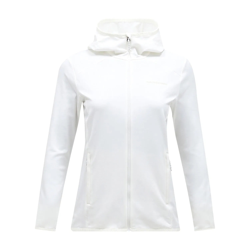 Peak Performance Trui Sweatjacke mit Logo weiß
