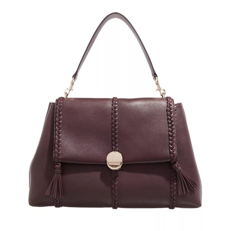 Chloé Hobo Bag Penelope Large Soft Shoulder Bag Deep Violine