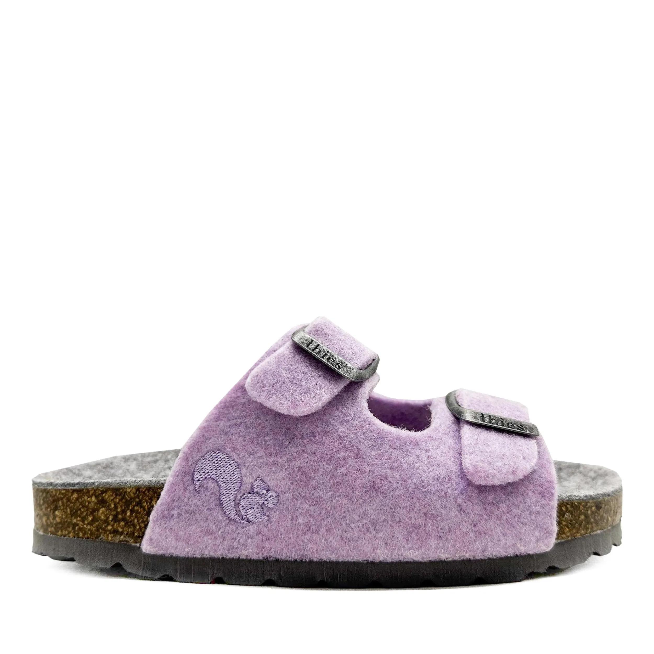 thies Sneakers - thies 1856 ® Kids PET Sandal lilac (K) - Gr. 32 - in Lila - für Damen