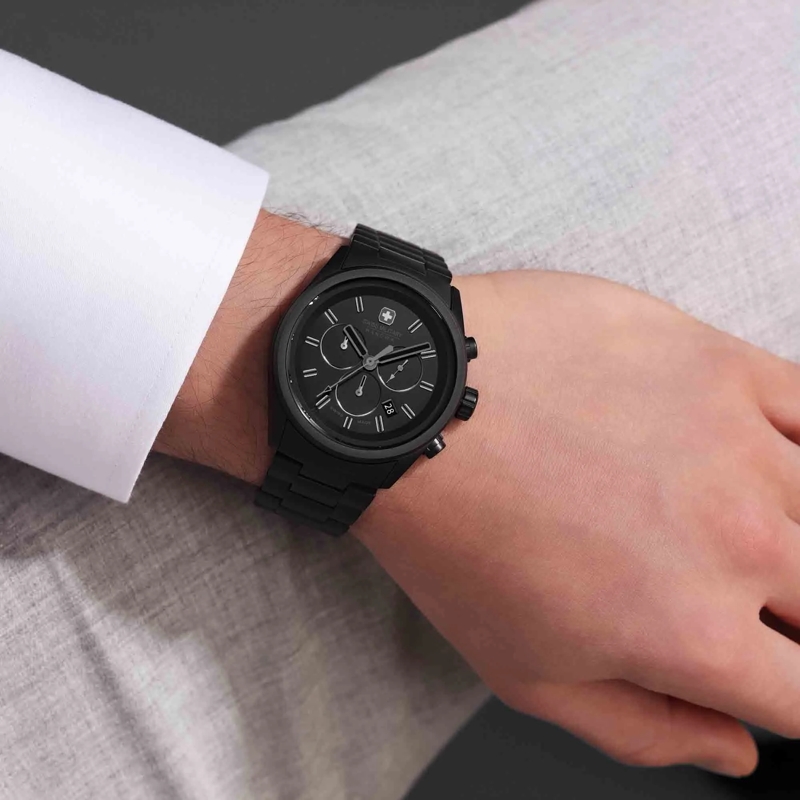 Swiss Military Hanowa Automatikuhr Quarzuhr Navalus Pro Chrono schwarz(Image 5)