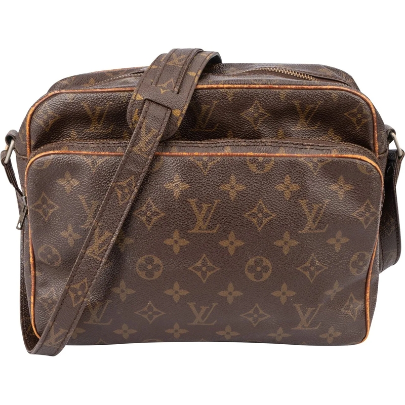 Louis Vuitton Tote Louis Vuitton Canvas Monogram Nile GM Shoulder Bag braun