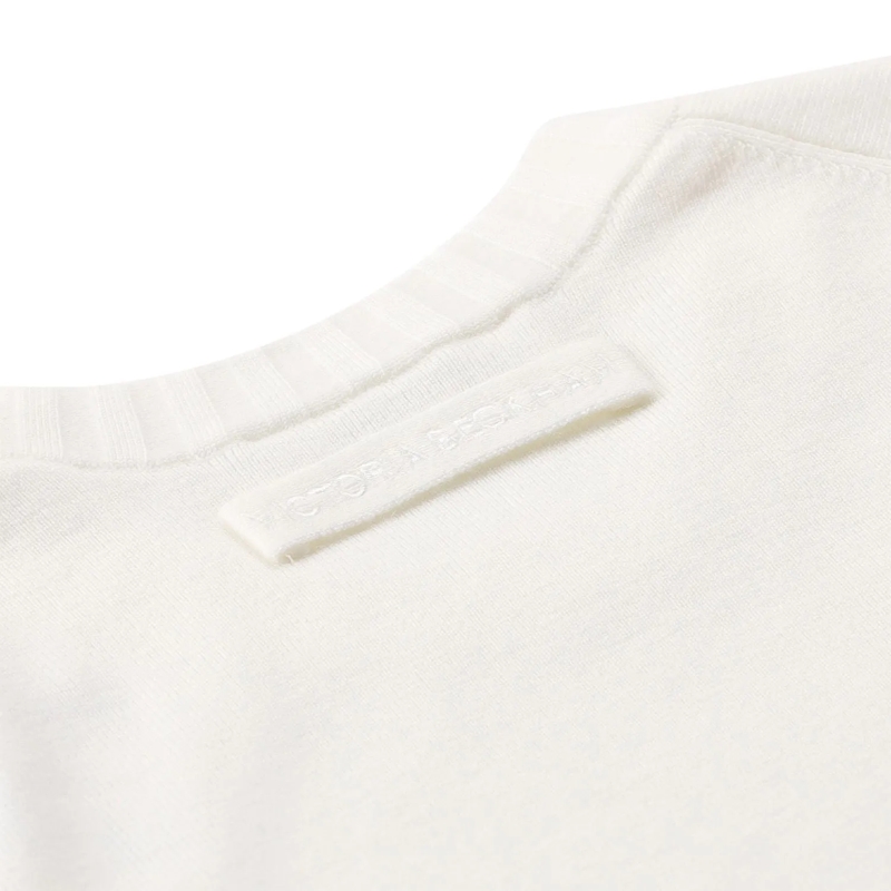 Victoria Beckham Pullover Strickpullover mit Rundhalsausschnitt weiß(Image 5)