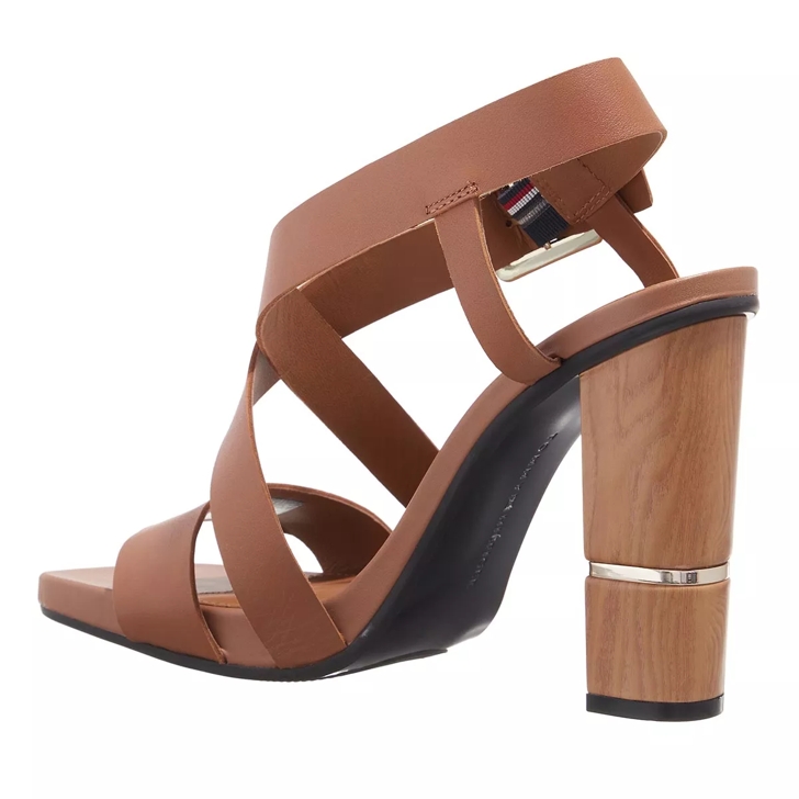 Cognac high hot sale heel sandals