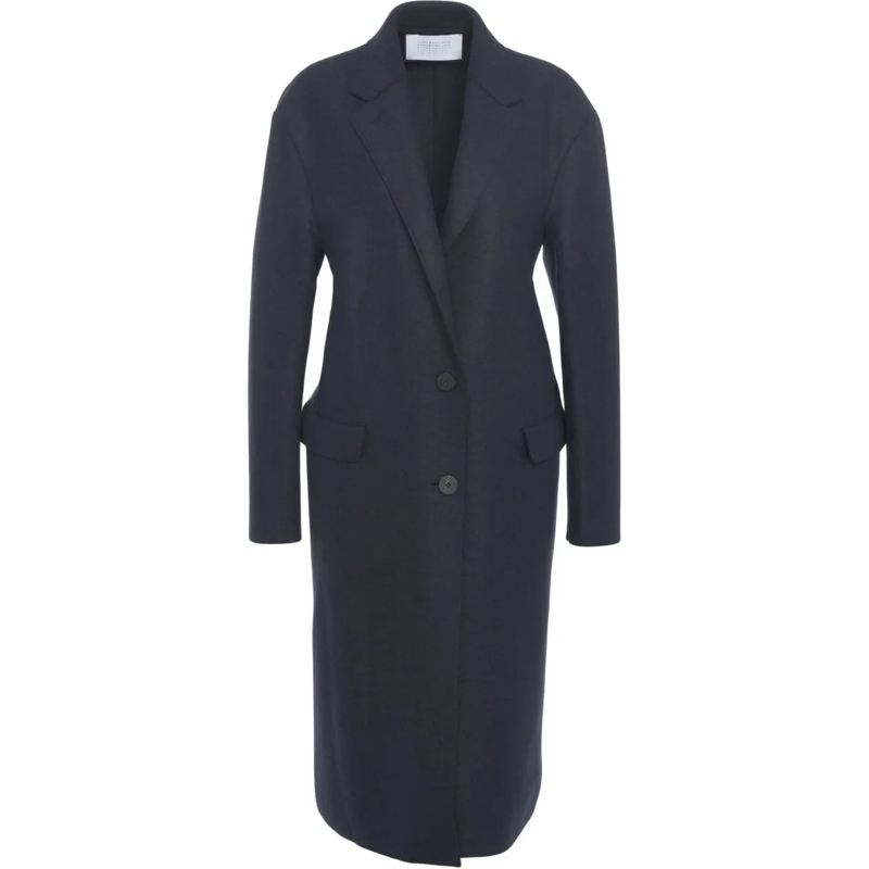 Harris Wharf Übergangsjacke Virgin wool coat blau