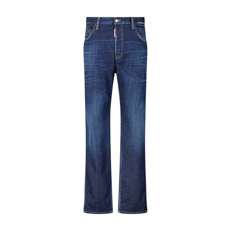 Dsquared2 Straight-Leg-Jeans Straight Jeans – Blue Blau(Image 2)