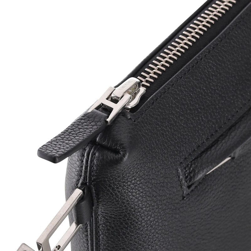 Tom Ford Pochette Pochette aus Leder schwarz(Image 3)