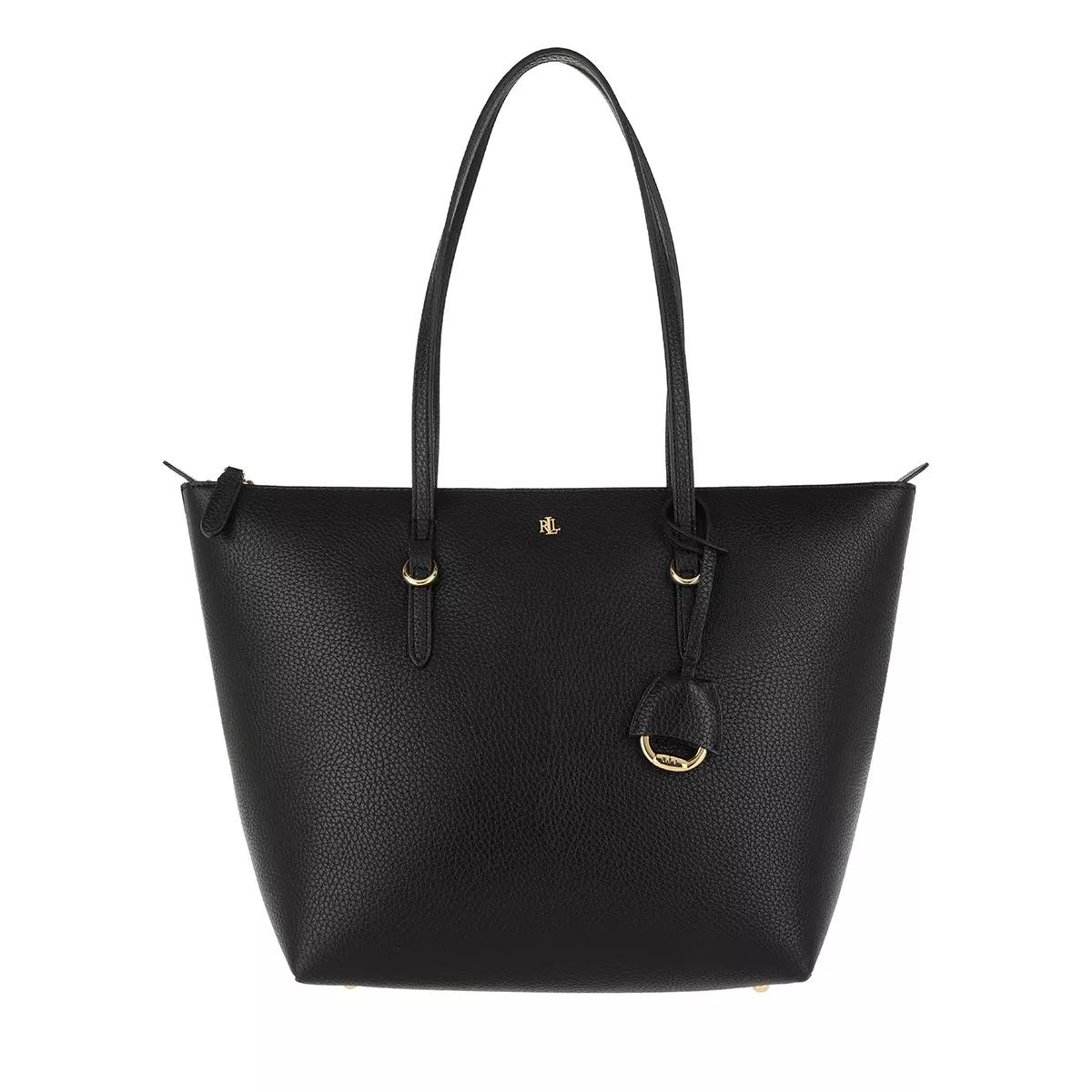 Lauren Ralph Lauren Keaton 26 Tote Small Black Shopping Bag