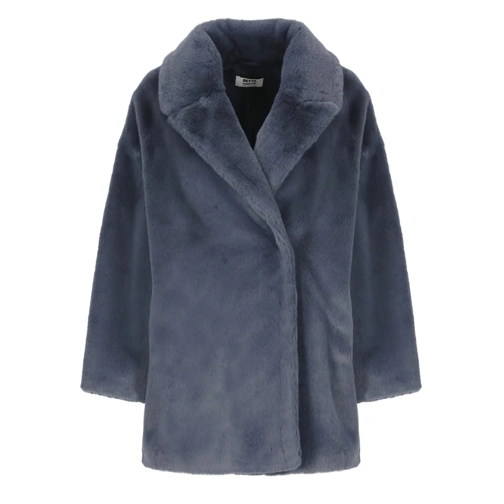 Betta Corradi  Faux Fur Coat Blue