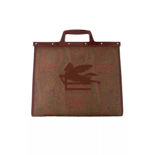 Etro Love Trotter Shopper - Leather - Red Brown Draagtas