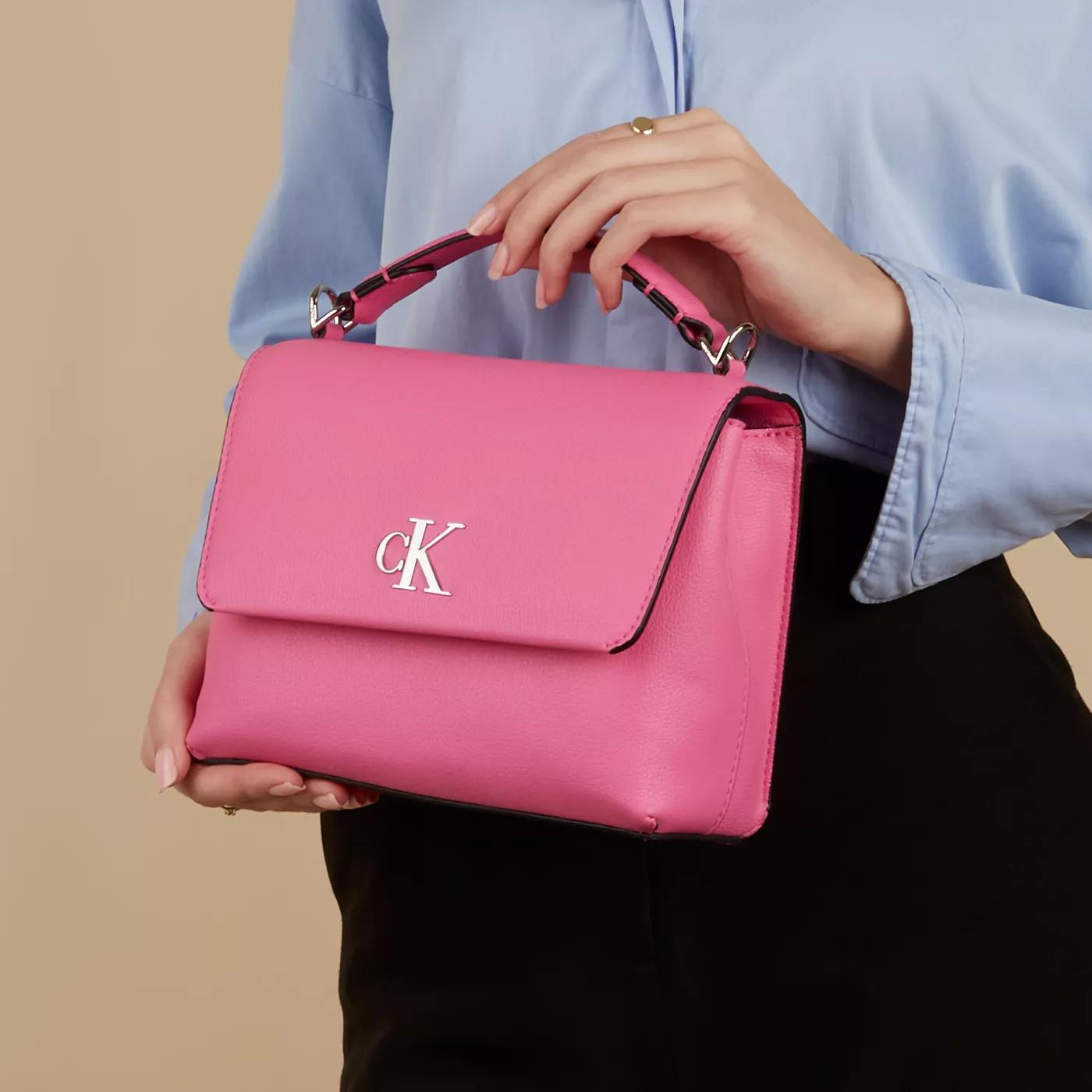 Calvin Klein Crossbody bags Minimal Monogram Rosa Handtasche K60K in poeder roze