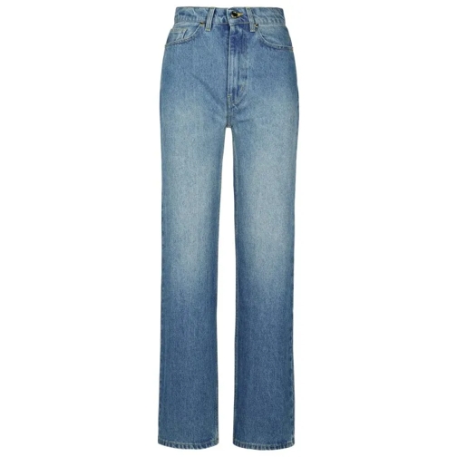 Casablanca Light Blue Denim Cotton Jeans Blue 