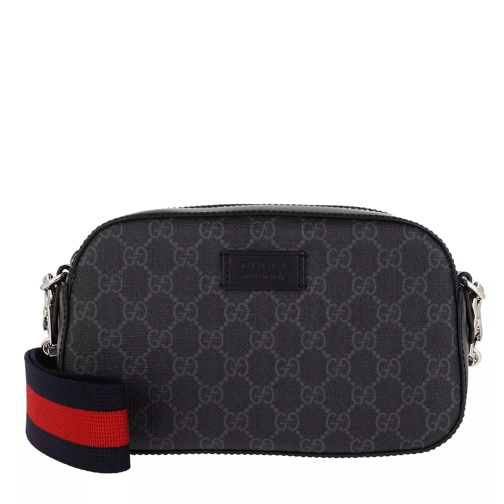 Gucci GG Supreme Shoulder Bag Black Crossbodytas