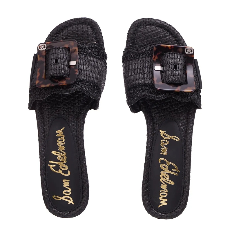 Sam Edelman Slides Bambi Black(Image 5)