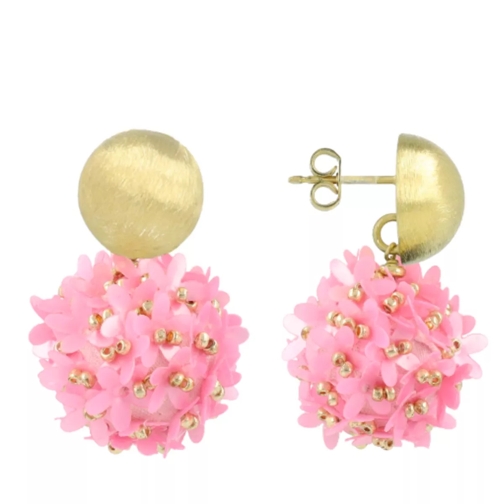 LOTT.gioielli CE SQ Sequin Flower Globe M  Fondant Pink Pendant d'oreille