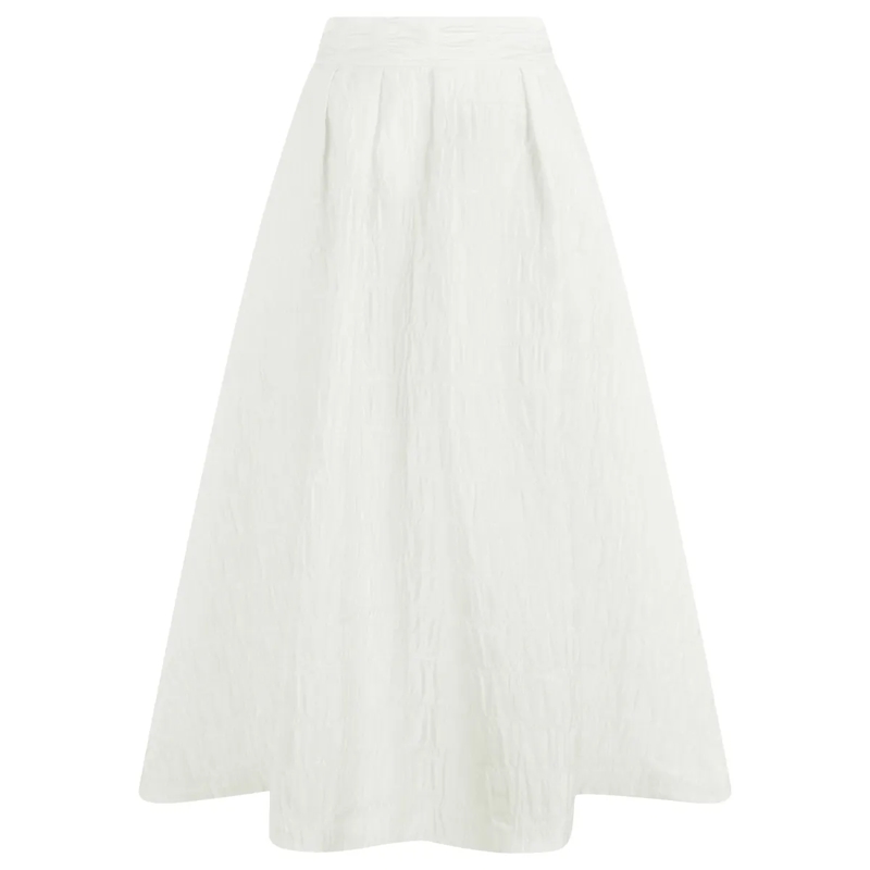 Apart Midirock Midi Jacquardrock creme