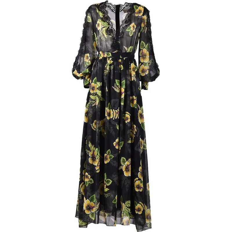 Ermanno Firenze Jupe midi Dresses Black schwarz