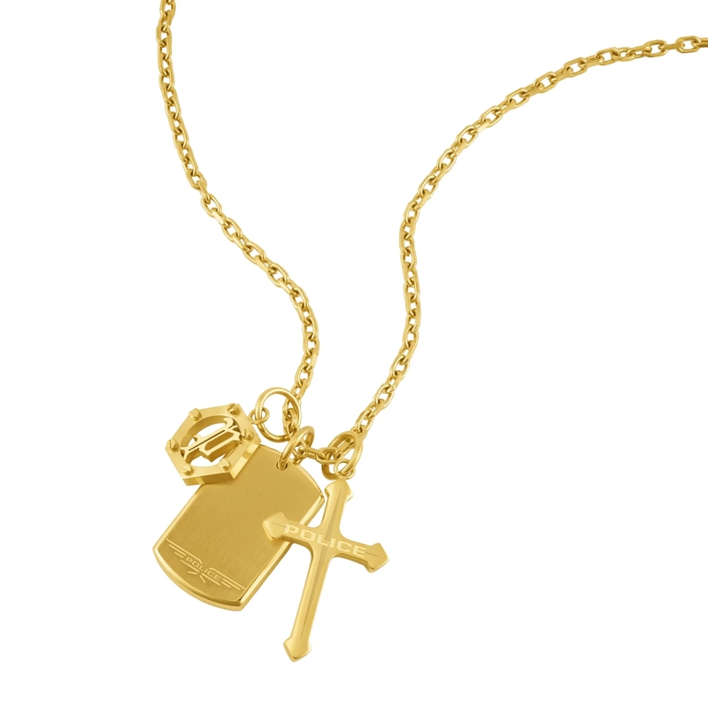 Police  Herrenkette Triplelock- Herrenkette- Farbe: gol gold(Image 2)