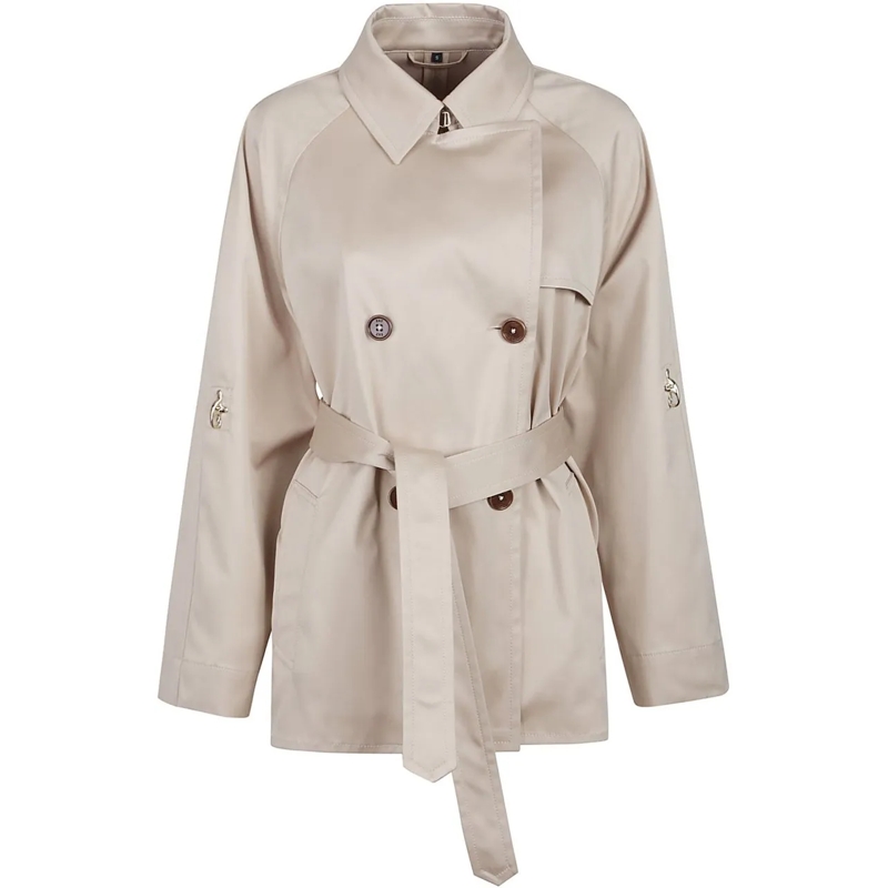 Fay Veste de transition City Short Trench Nude & Neutrals beige