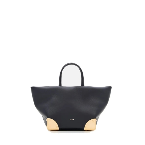 Sacai Fourre-tout Corner Metal Tote Small Black