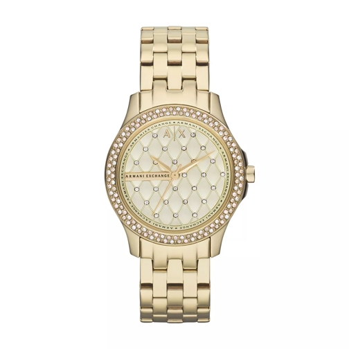 Armani Exchange AX5216 Ladies Lady Hampton Watch Gold Montre habillée