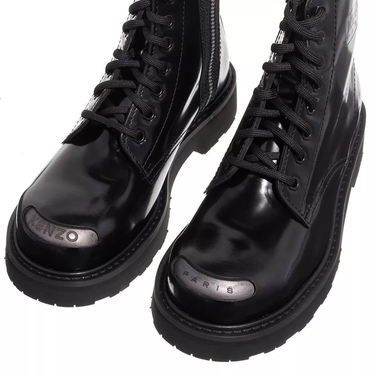 Kenzo Kenzosmile Lace Up Boots Black Lace up Boots