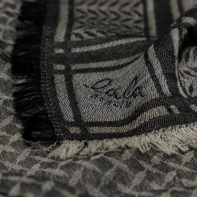 Lala Berlin Kaschmirschal Scarf Arilla Black/White(Image 3)
