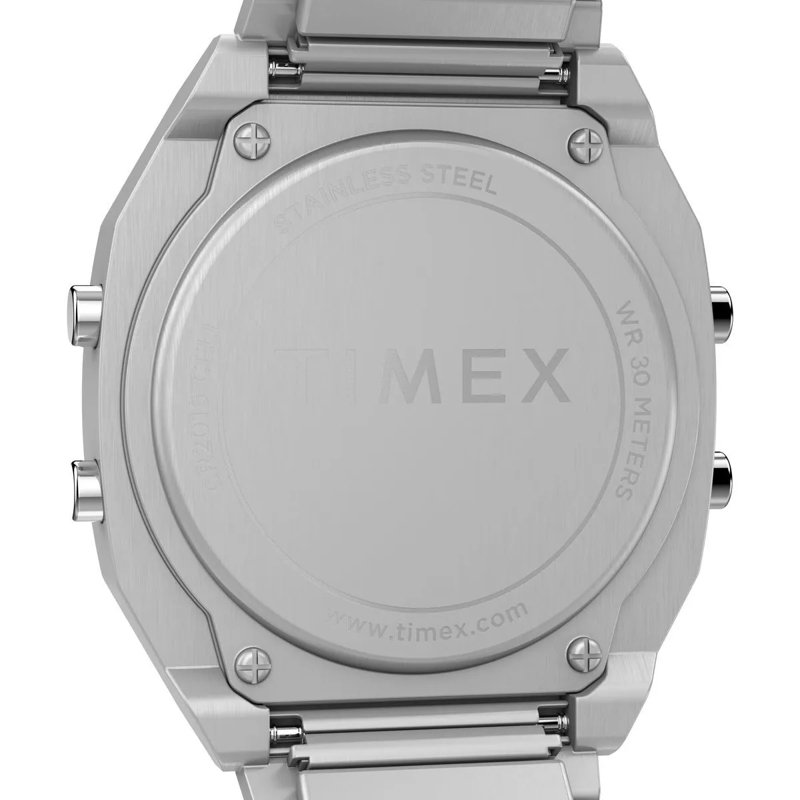 Timex Automatikuhr Digitaluhr Timex 80 Steel silber (Image 4)