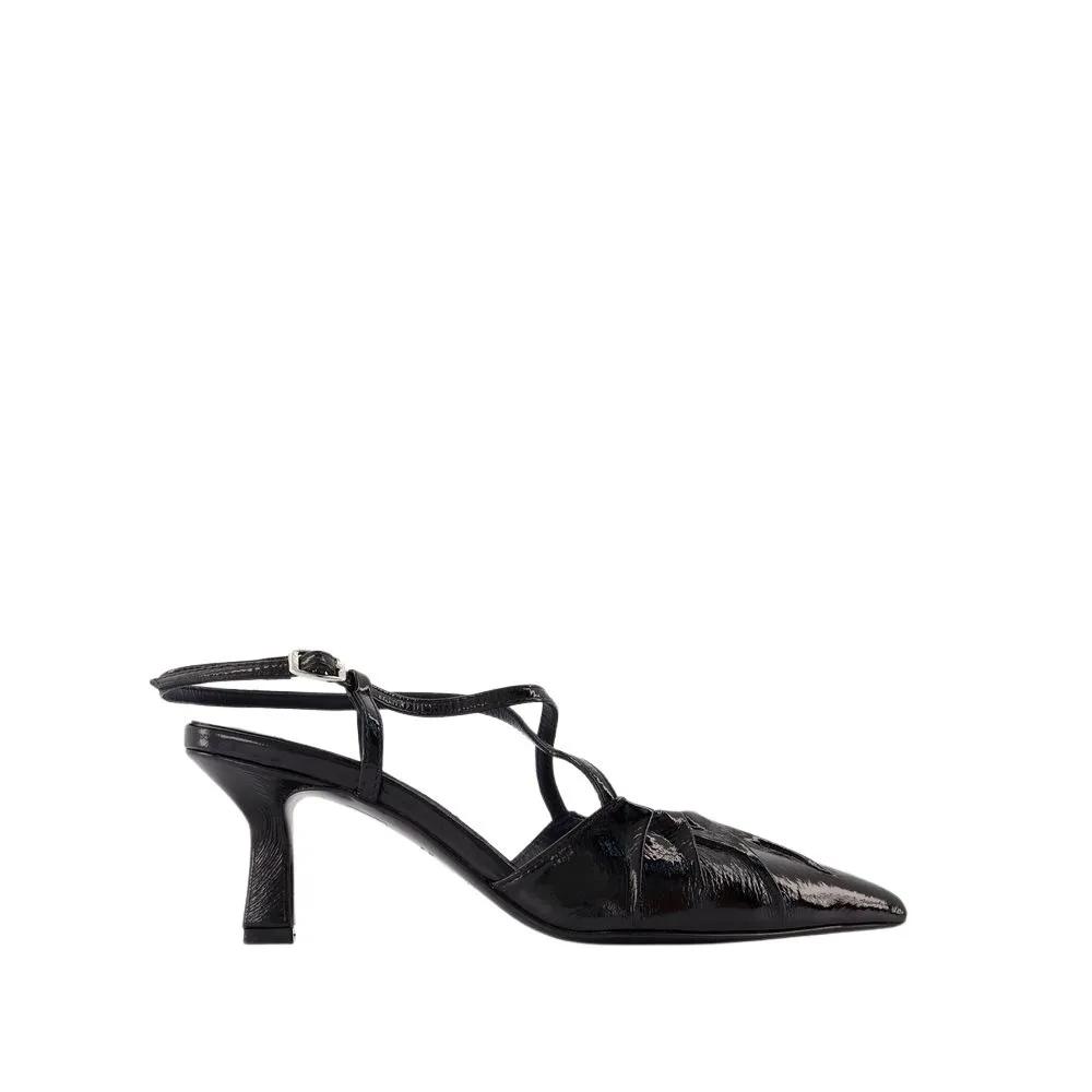 Carel Paris Sandalen & Sandaletten - Neri Sandals - Leather - Black - Gr. 35 (EU) - in Schwarz - für Damen